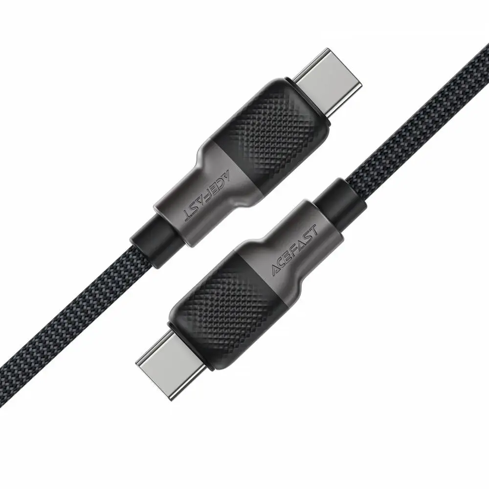 Acefast Кабел USB-C to USB-C Cable 60W Silicone braid 1.2m - C10-03 - Black