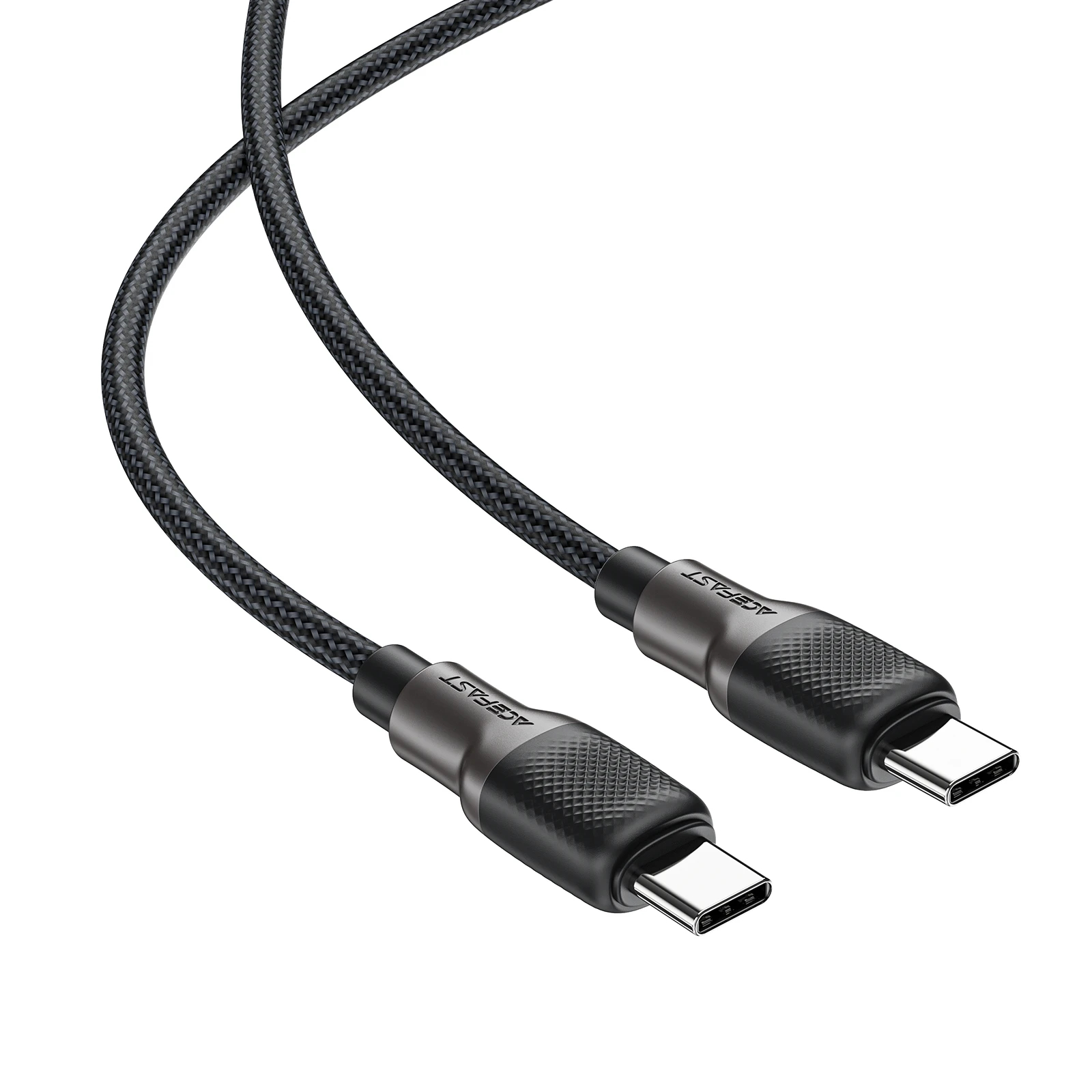 Acefast Кабел USB-C to USB-C Cable 60W Silicone braid 1.2m - C10-03 - Black