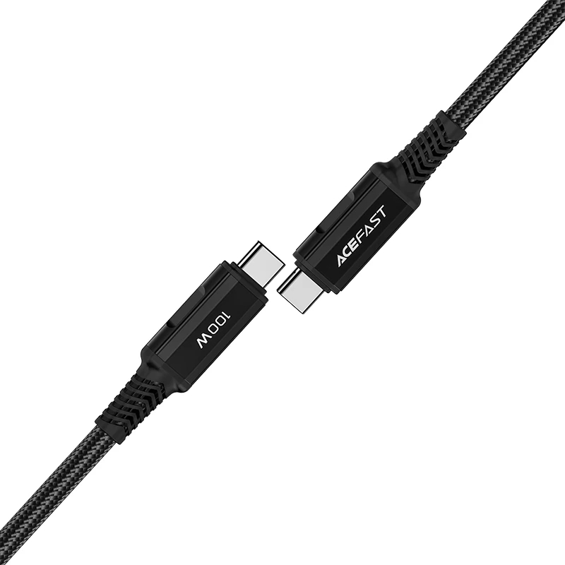 Acefast Кабел USB-C to USB-C Cable 100W 2m Aluminum alloy - C4-03 - Black