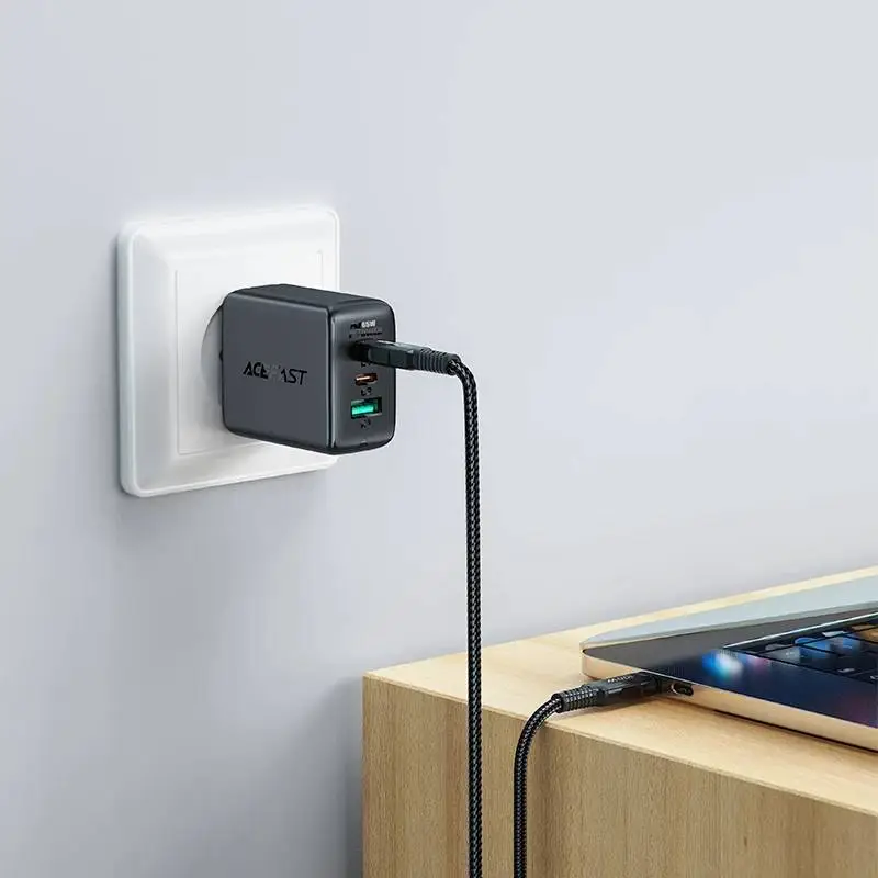 Acefast Кабел USB-C to USB-C Cable 100W 2m Aluminum alloy - C4-03 - Black
