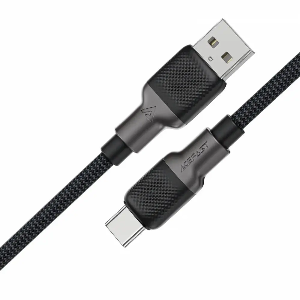 Acefast Кабел USB-A to USB-C Cable 3A 1.2m - C10-04 - Black