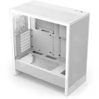 Кутия NZXT H5 Flow RGB 2024 White Mid-Tower - CC-H52FW-R1