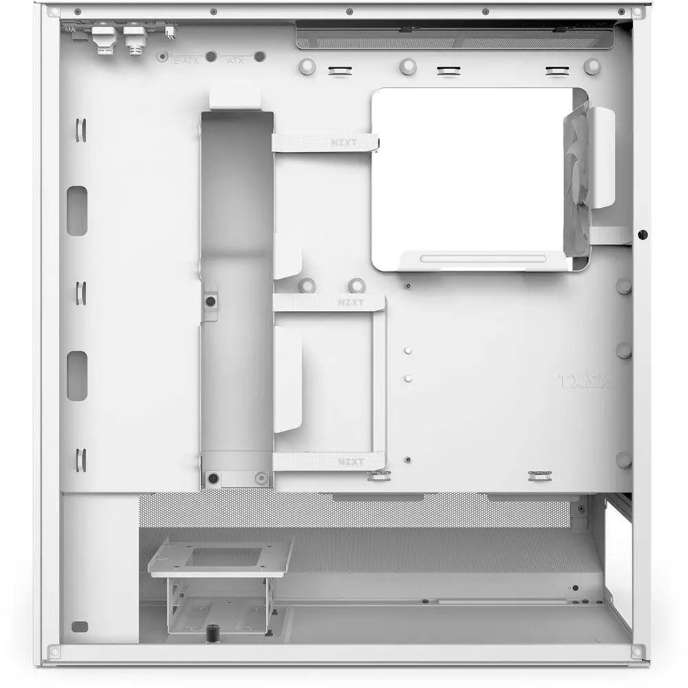 Кутия NZXT H5 Flow RGB 2024 White Mid-Tower - CC-H52FW-R1