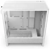 Кутия NZXT H5 Flow RGB 2024 White Mid-Tower - CC-H52FW-R1