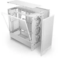 Кутия NZXT H5 Flow RGB 2024 White Mid-Tower - CC-H52FW-R1