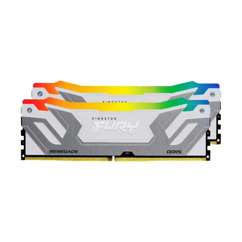 Памет Kingston FURY Renegade White RGB 48GB(2x24GB) DDR5 8400MHz CL40 - KF584CU40RWAK2-48