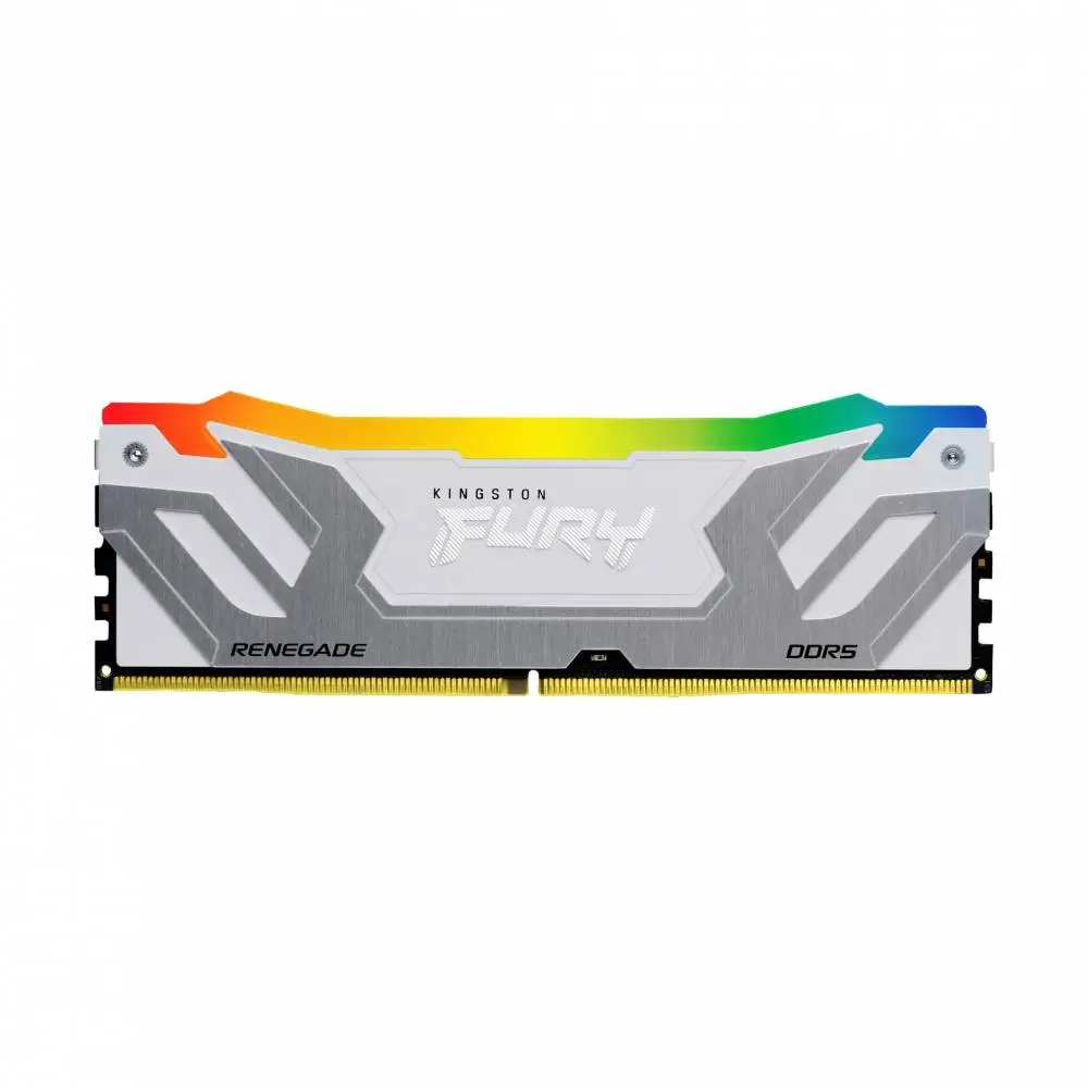 Памет Kingston FURY Renegade White RGB 24GB DDR5 8400MHz CL40 CUDIMM - KF584CU40RWA-24