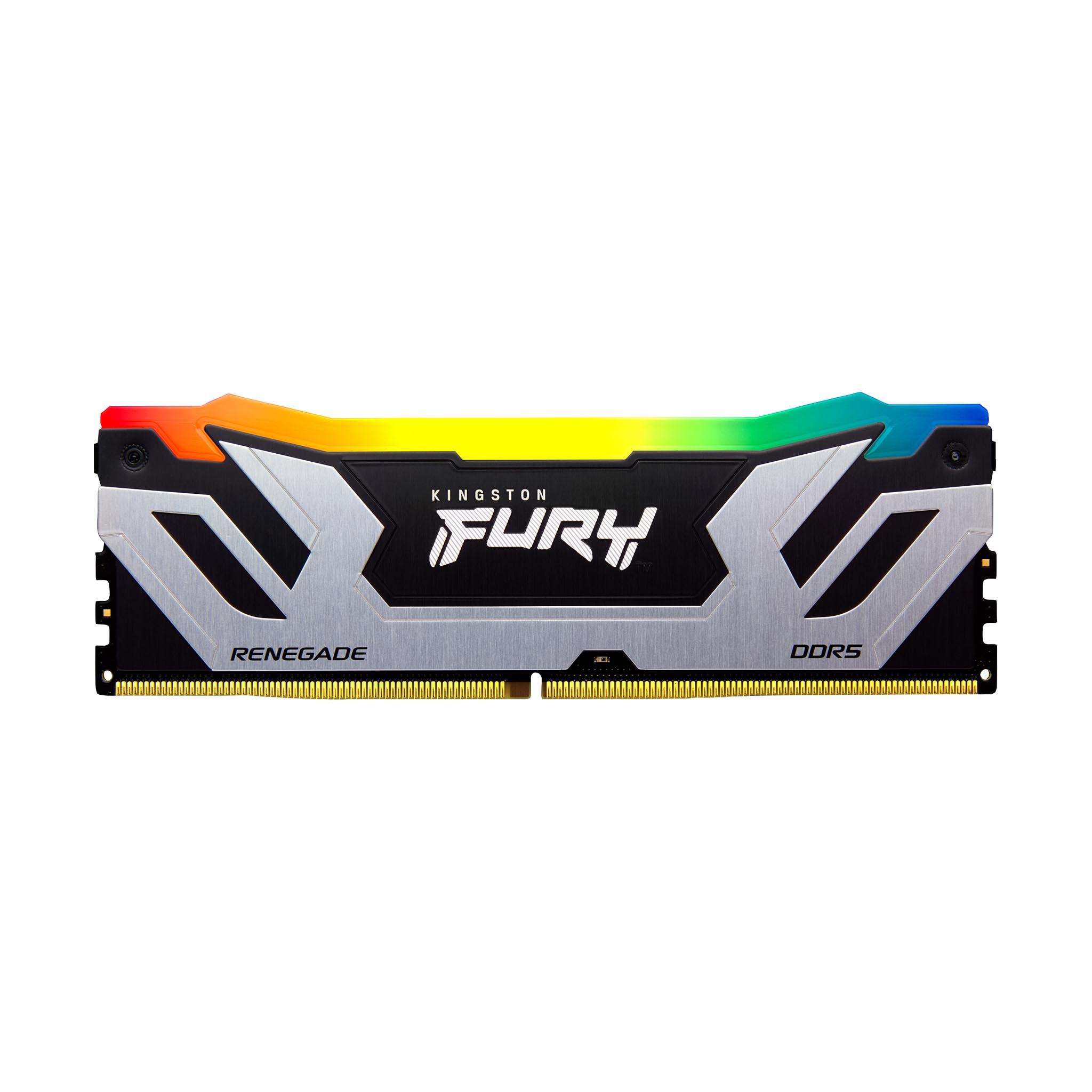 Памет Kingston FURY Renegade Black RGB 24GB DDR5 8400MHz CL40 - KF584CU40RSA-24