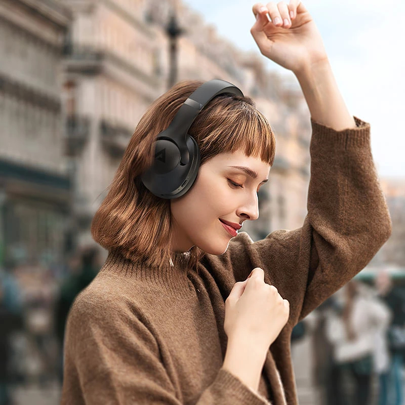 Acefast безжични шумоизолиращи слушалки Active Noise Canceling Wireless Headphones - H4 Beige