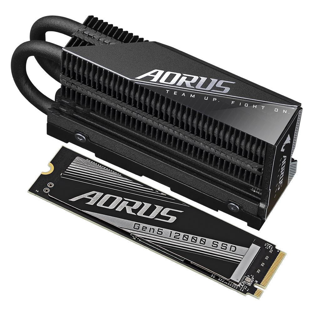 Диск SSD Gigabyte AORUS 12000 2TB М.2 2280 NVMe PCIe Gen5 - AG512K2TB
