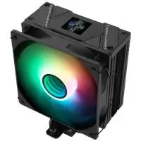Охладител за процесор Thermalright Cooler Assassin Spirit 120 Vision A-RGB Black - LCD Display, Infinity Mirror