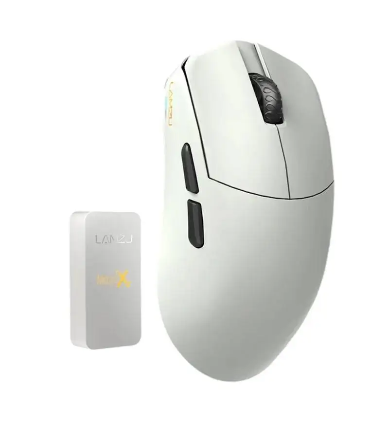 Геймърска мишка Lamzu MAYA X 8K - Wireless Gaming Mouse - Cloud Grey