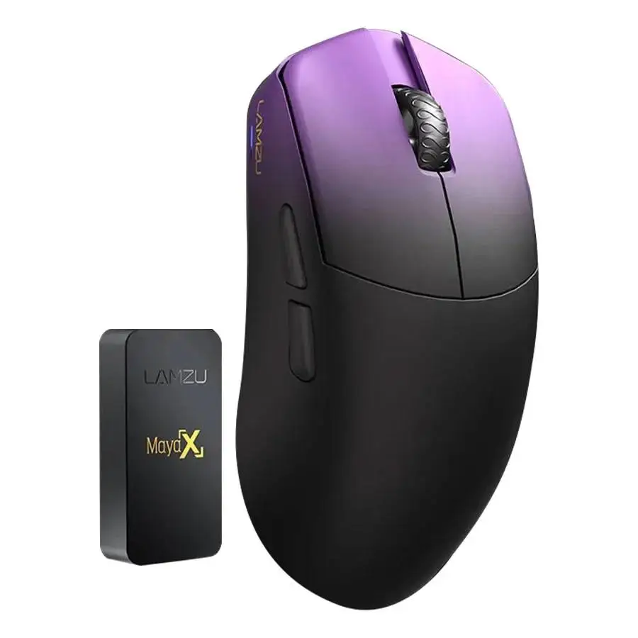 Геймърска мишка Lamzu MAYA X 8K - Wireless Gaming Mouse - Purple Shadow