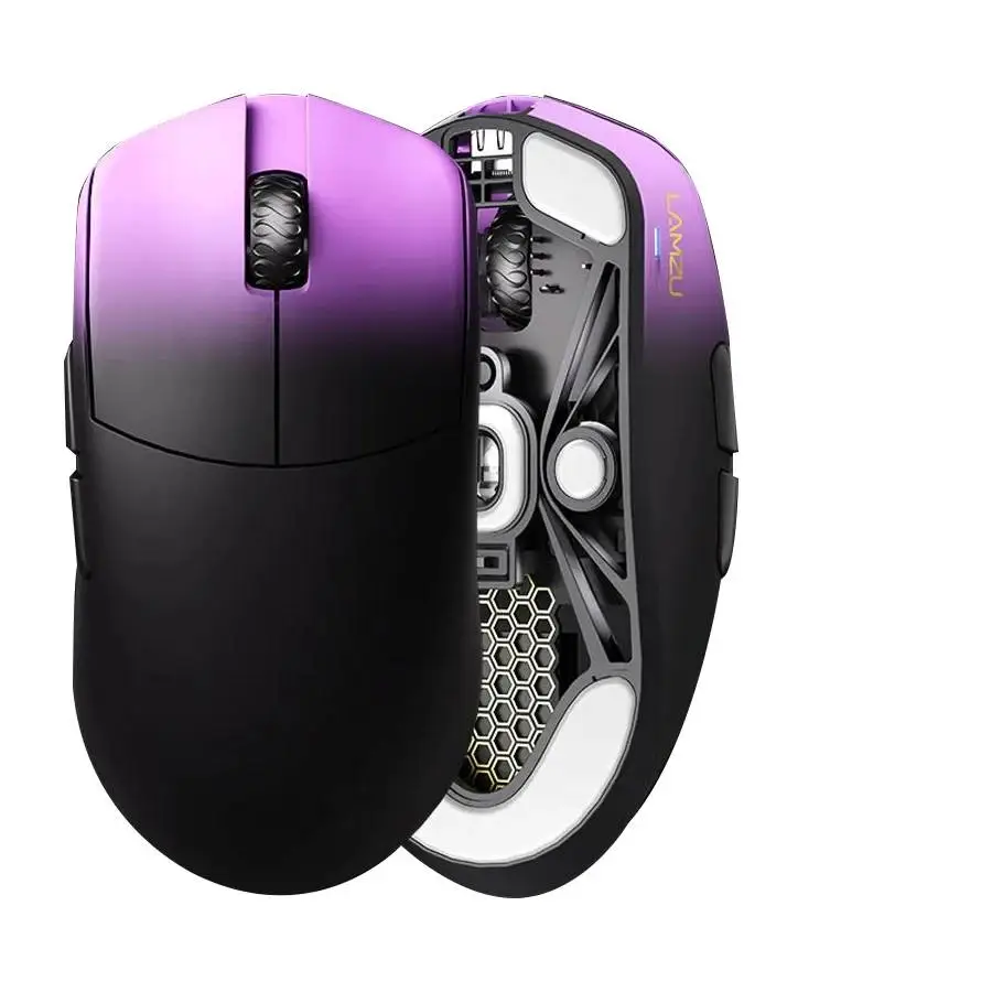 Геймърска мишка Lamzu MAYA X 8K - Wireless Gaming Mouse - Purple Shadow