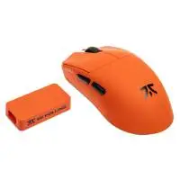 Геймърска мишка Lamzu MAYA X 8K - Wireless Gaming Mouse - Fnatic Special Edition Orange