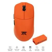Геймърска мишка Lamzu MAYA X 8K - Wireless Gaming Mouse - Fnatic Special Edition Orange