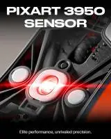 Геймърска мишка Lamzu MAYA X 8K - Wireless Gaming Mouse - Fnatic Special Edition Orange