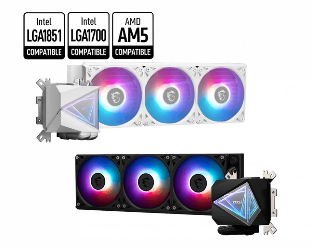 Водно охлаждане за процесор MSI MAG CORELIQUID I360 White