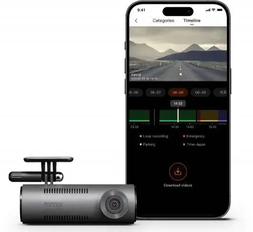 70mai Видеорегистратор Dash Cam M310 Grey
