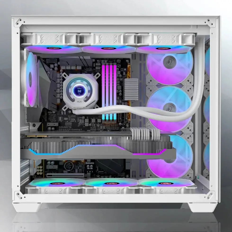 Водно охлаждане за процесор Raijintek CYCLOPS 360 White Water Cooling