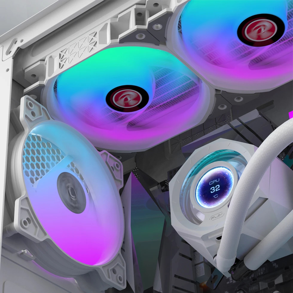 Водно охлаждане за процесор Raijintek CYCLOPS 360 White Water Cooling 