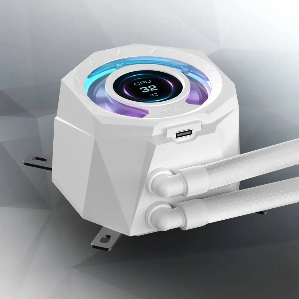 Водно охлаждане за процесор Raijintek CYCLOPS 360 White Water Cooling