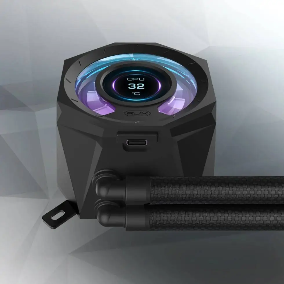 Водно охлаждане за процесор Raijintek CYCLOPS 360 Black Water Cooling 