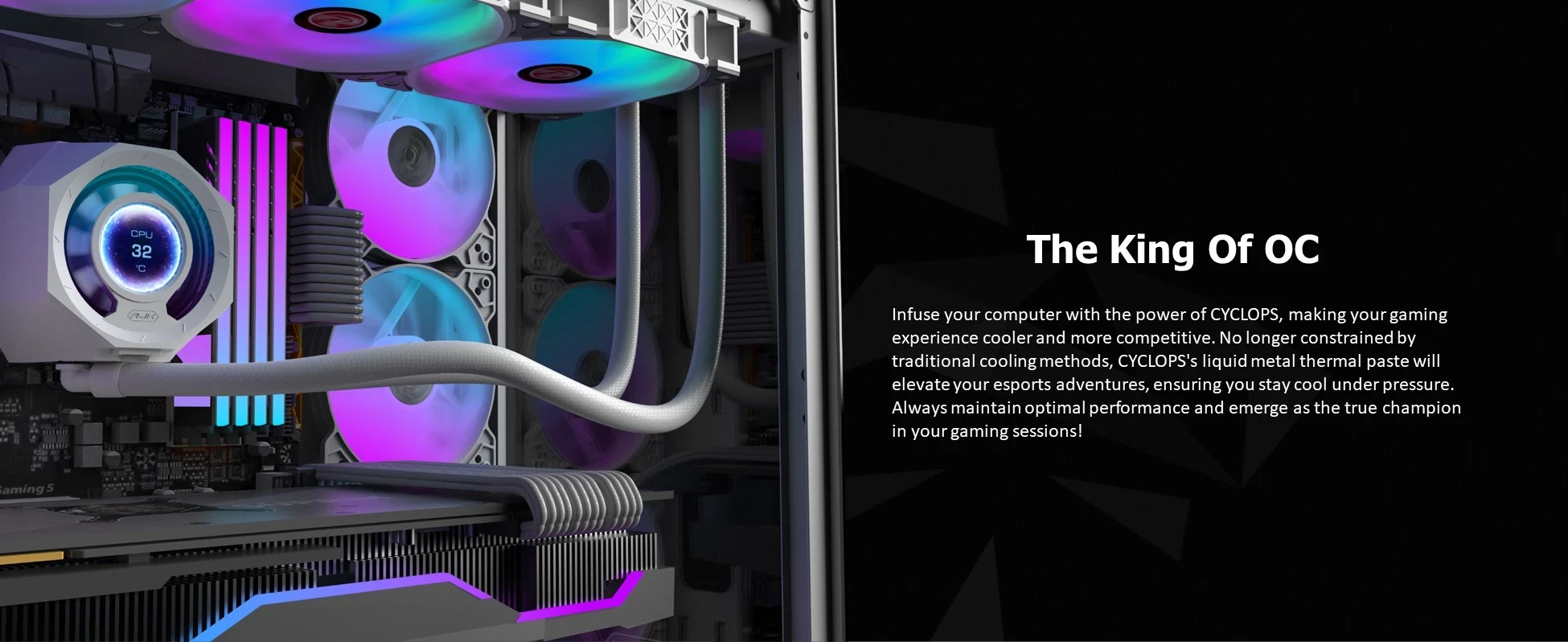 Răcire cu apă pentru procesor Raijintek CYCLOPS 360 Black Water Cooling