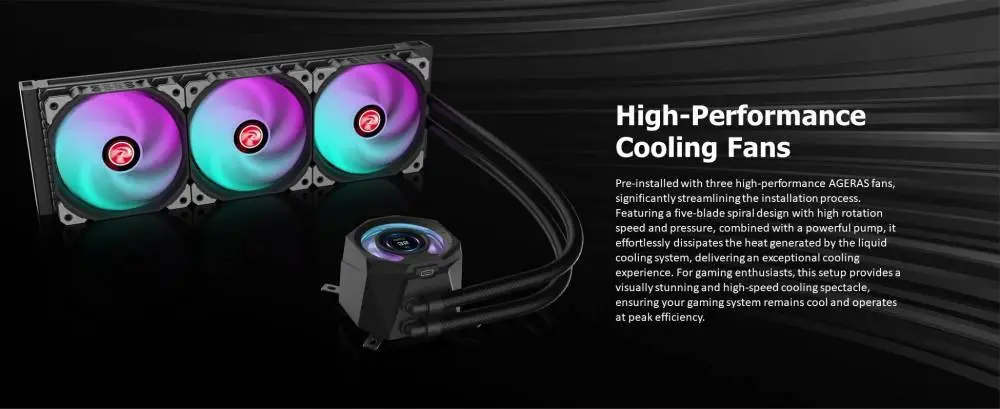 Răcire cu apă pentru procesor Raijintek CYCLOPS 360 Black Water Cooling