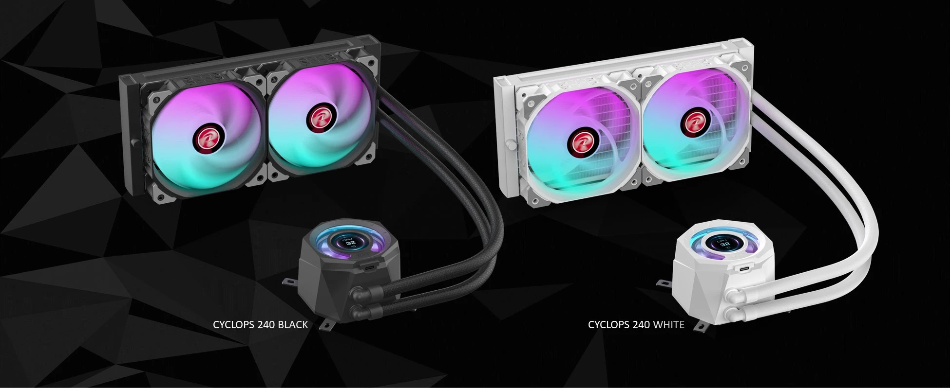Водно охлаждане за процесор Raijintek CYCLOPS 240 White Water Cooling