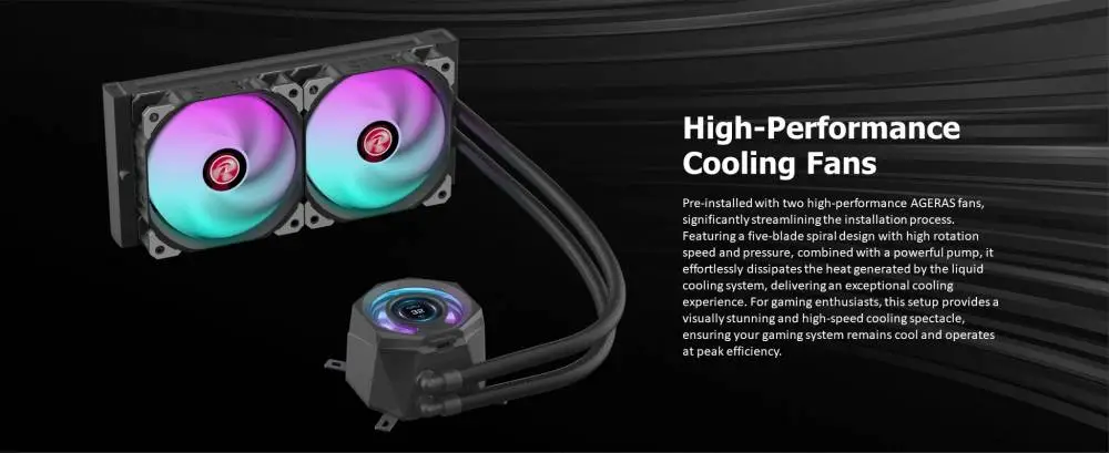 Водно охлаждане за процесор Raijintek CYCLOPS 240 Black Water Cooling