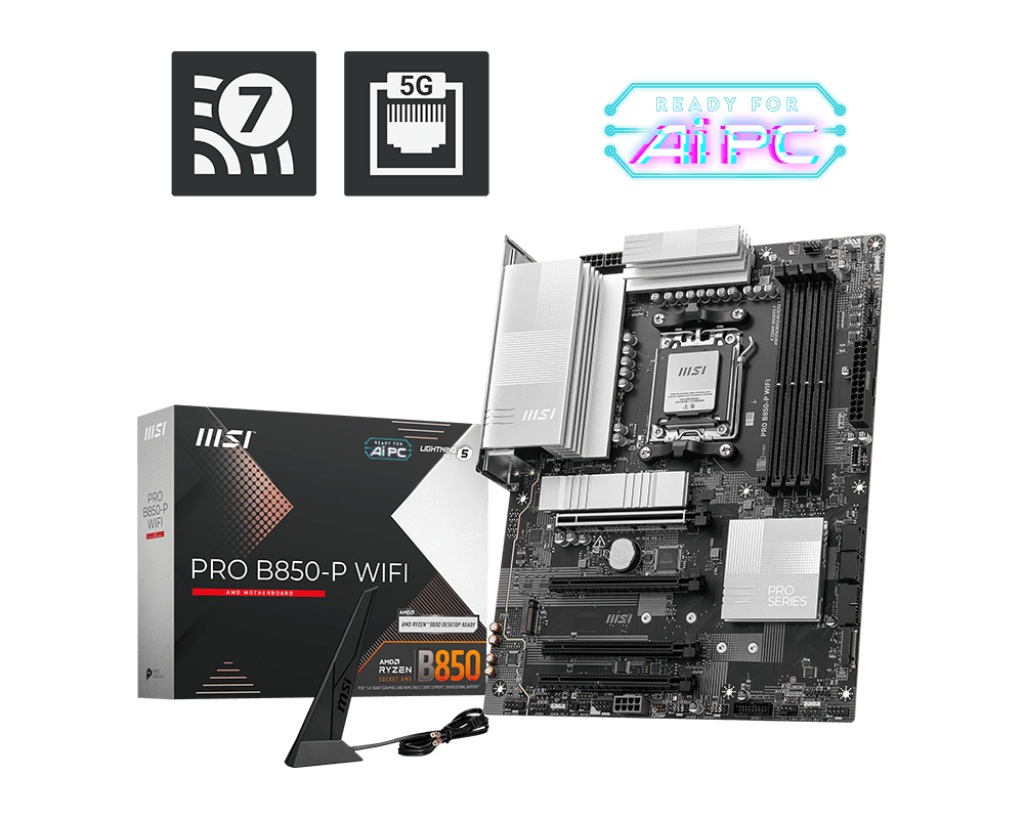 Дънна платка MSI PRO B850-P WIFI AM5
