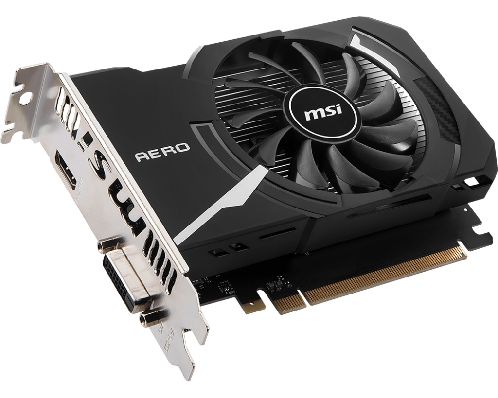 Видео карта MSI GeForce GT 1030 AERO ITX 2GD4 OC