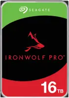 Твърд диск SEAGATE IronWolf Pro 16TB, 7200RPM, 256MB - Factory Refurbished