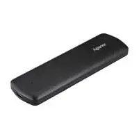 Външен диск Apacer Portable SSD AS721 500GB USB-C 3.2 Gen 2/USB-A 3.2 Gen 1, Military-Grade, Shockproof, Black