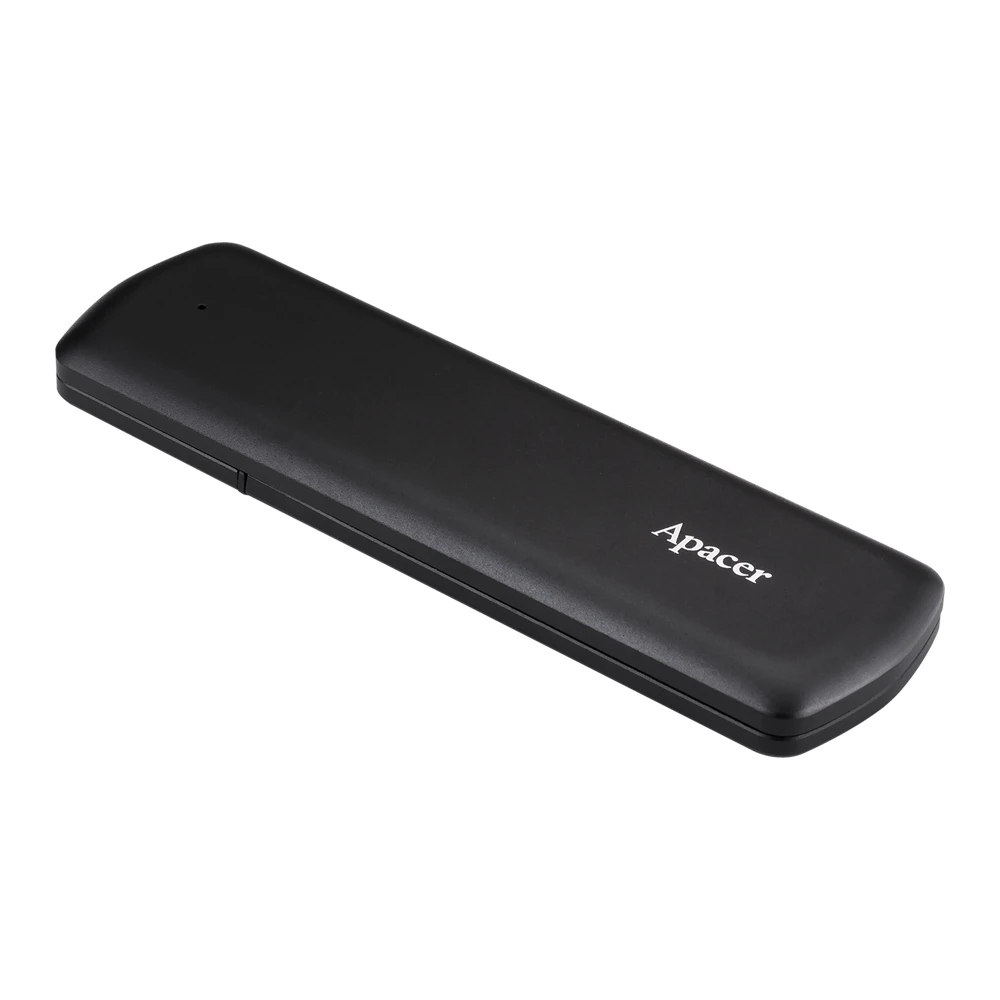 Външен диск Apacer Portable SSD AS721 500GB USB-C 3.2 Gen 2/USB-A 3.2 Gen 1, Military-Grade, Shockproof, Black