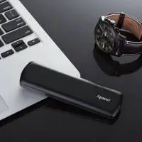 Външен диск Apacer Portable SSD AS721 500GB USB-C 3.2 Gen 2/USB-A 3.2 Gen 1, Military-Grade, Shockproof, Black