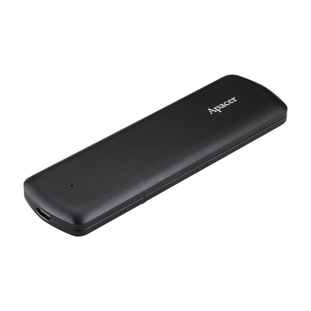 Външен диск Apacer Portable SSD AS721 1TB USB-C 3.2 Gen 2/USB-A 3.2 Gen 1, Military-Grade, Shockproof, Black