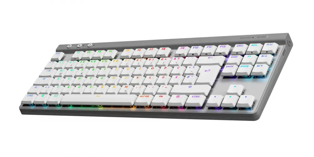 Clavier de jeu sans fil Logitech G515 Lightspeed TKL White