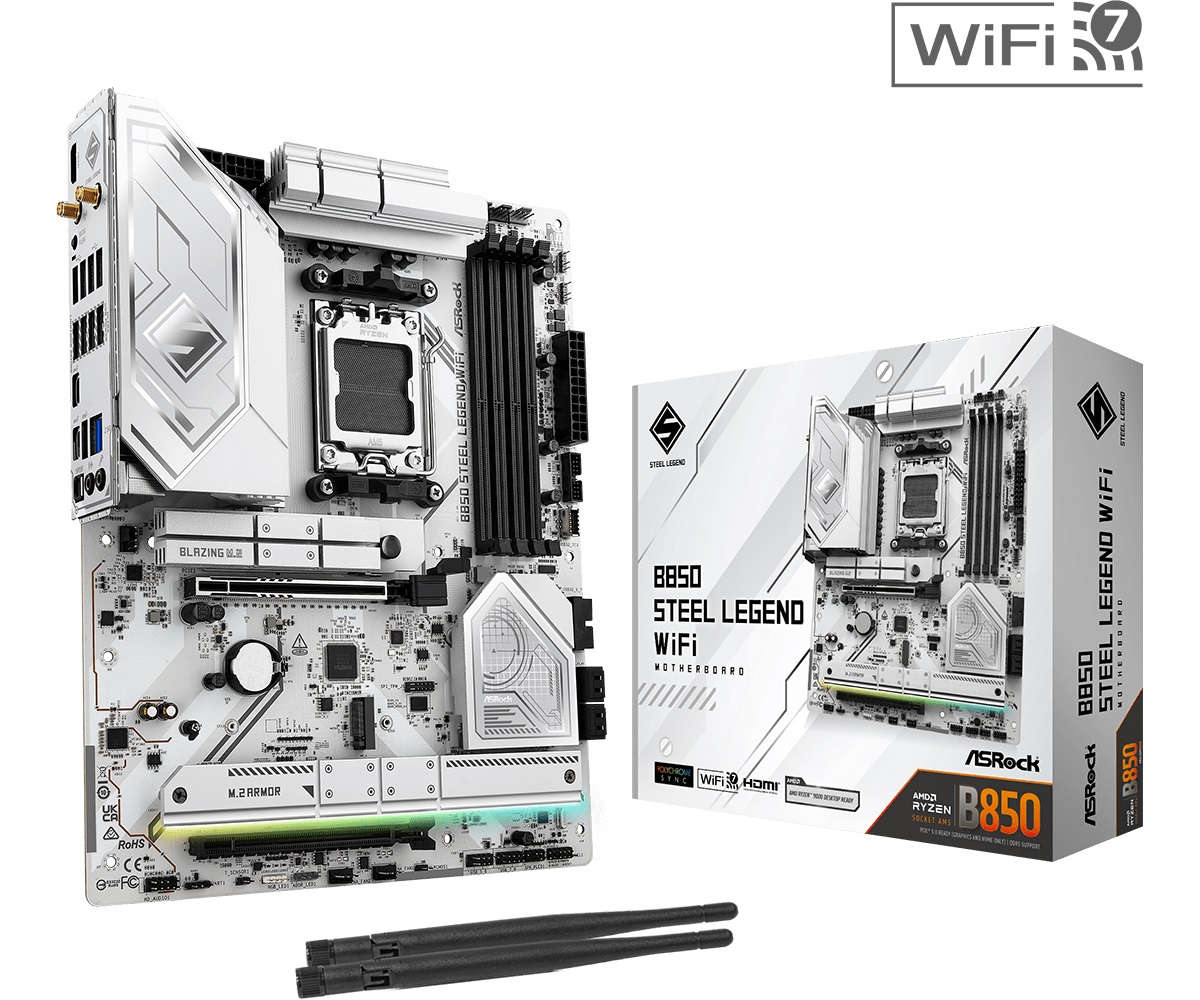 Дънна платка Asrock B850 STEEL LEGEND WIFI AM5