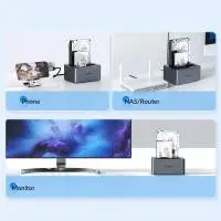 Orico докинг станция Storage - HDD/SSD Dock - 2 BAY Offline Clone 2.5/3.5 USB-C/USB-A - 6626C3-C-V1