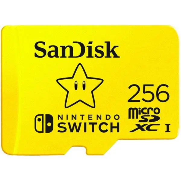 Карта памет SanDisk microSDXC card for Nintendo Switch 256GB, U3, C10, A1, UHS-1 - SDSQXAO-256G-GNCZN