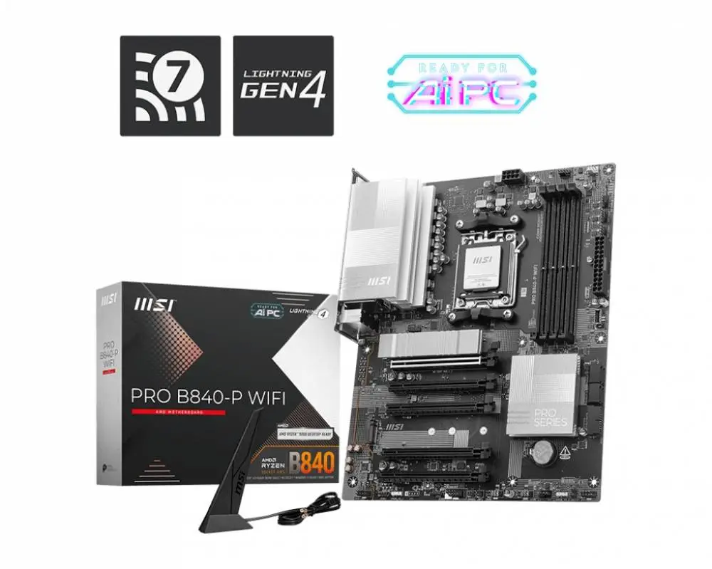 Дънна платка MSI PRO B840-P WIFI