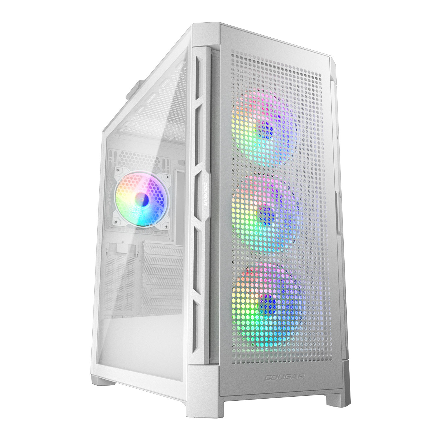 Кутия COUGAR DUOFACE PRO White RGB Mid-Tower Case