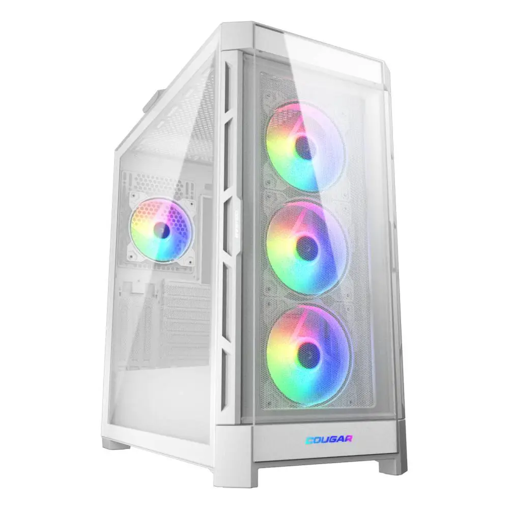 Кутия COUGAR DUOFACE PRO White RGB Mid-Tower Case
