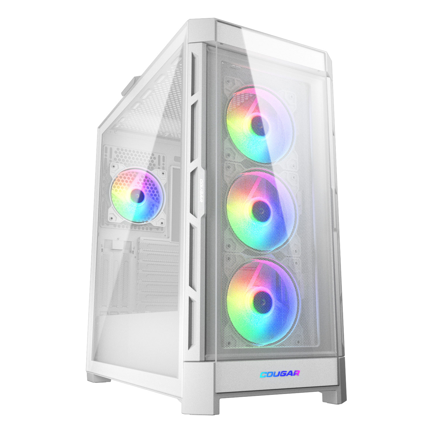 Кутия COUGAR DUOFACE PRO White RGB Mid-Tower Case