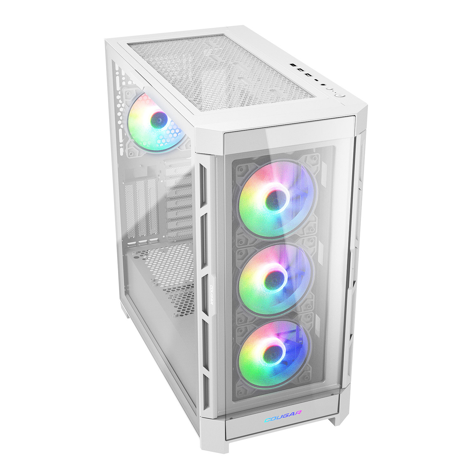 Кутия COUGAR DUOFACE PRO White RGB Mid-Tower Case