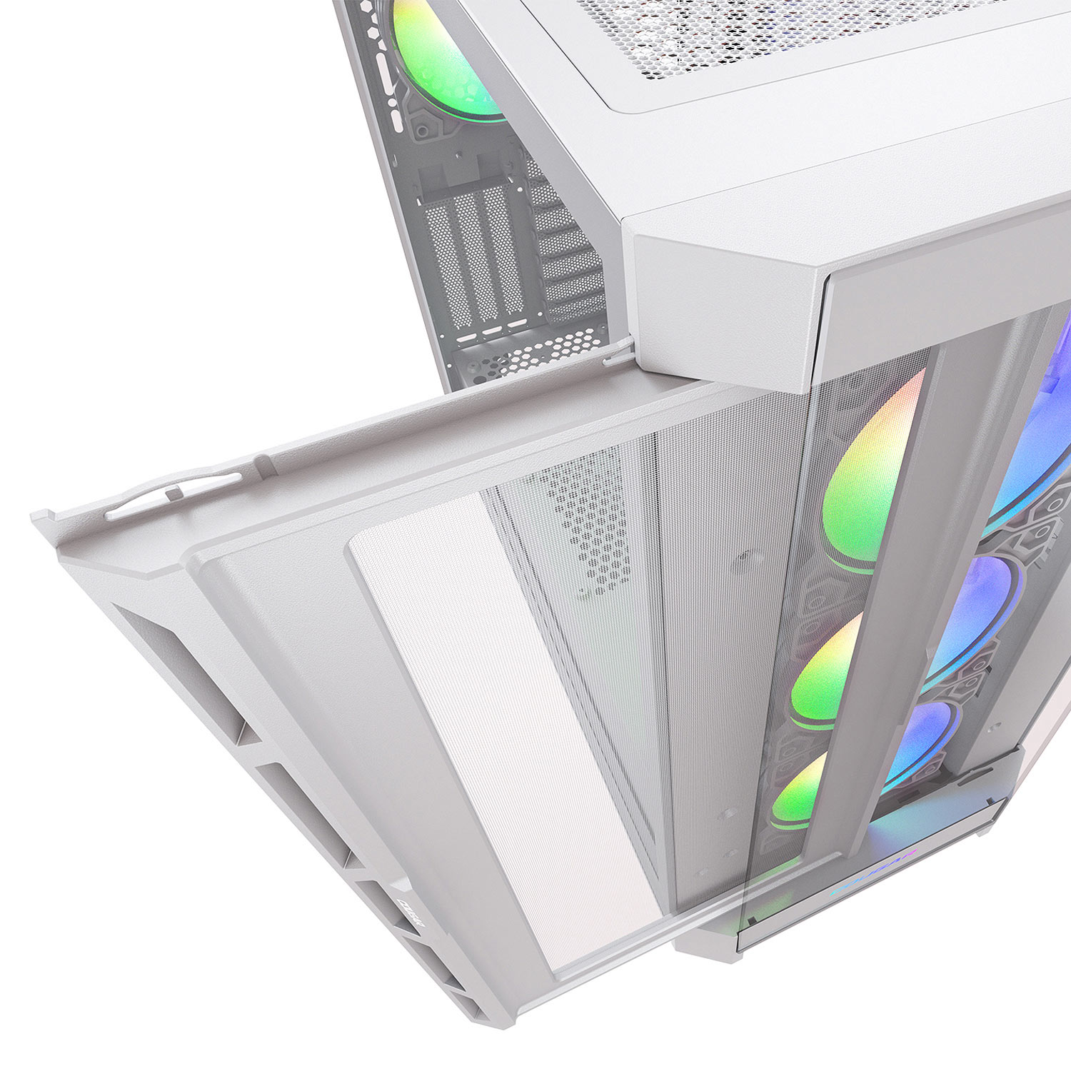 Кутия COUGAR DUOFACE PRO White RGB Mid-Tower Case