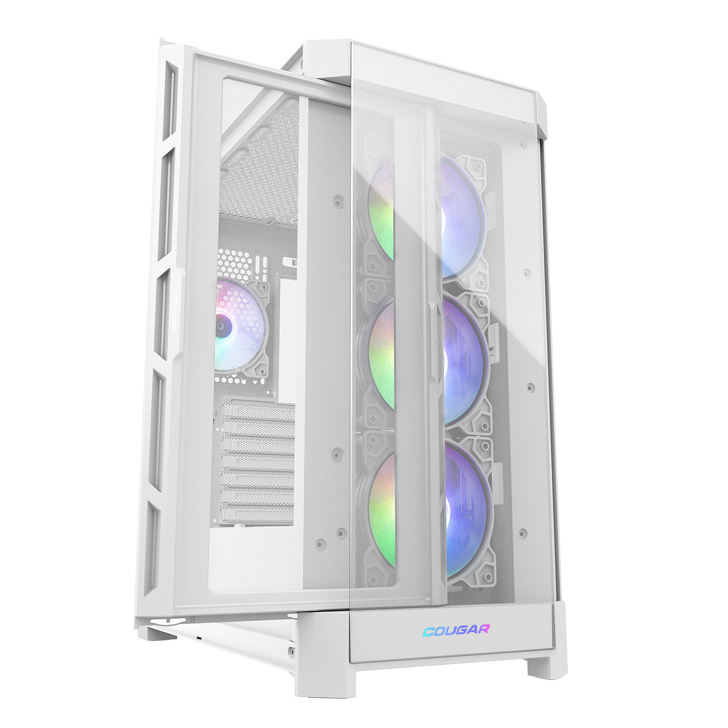 Кутия COUGAR DUOFACE PRO White RGB Mid-Tower Case