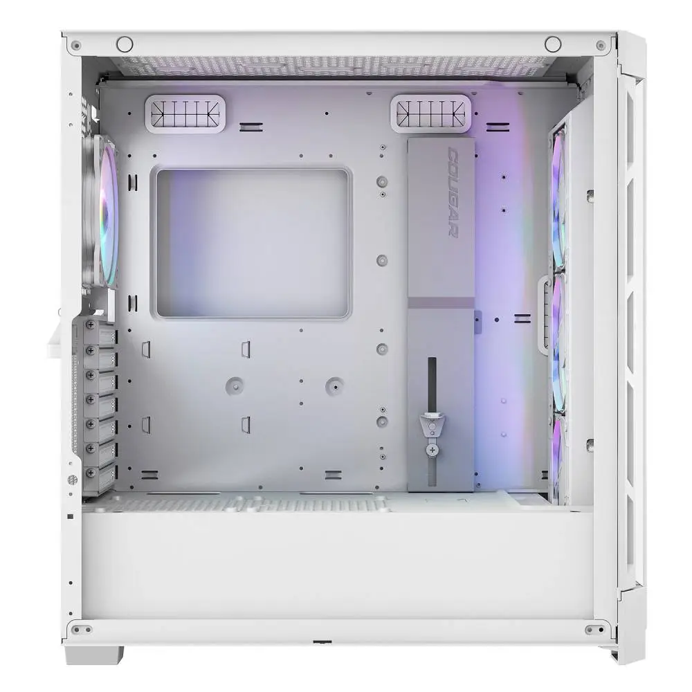 Кутия COUGAR DUOFACE PRO White RGB Mid-Tower Case